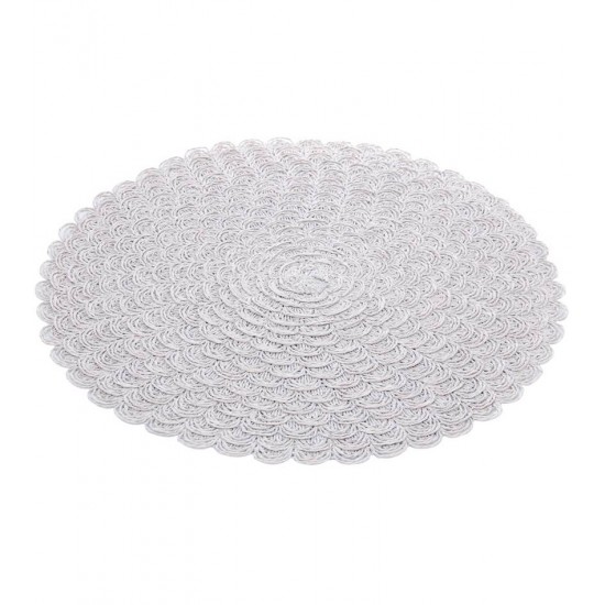 Lugar 38cm Americano De Papel Pétala Cinza